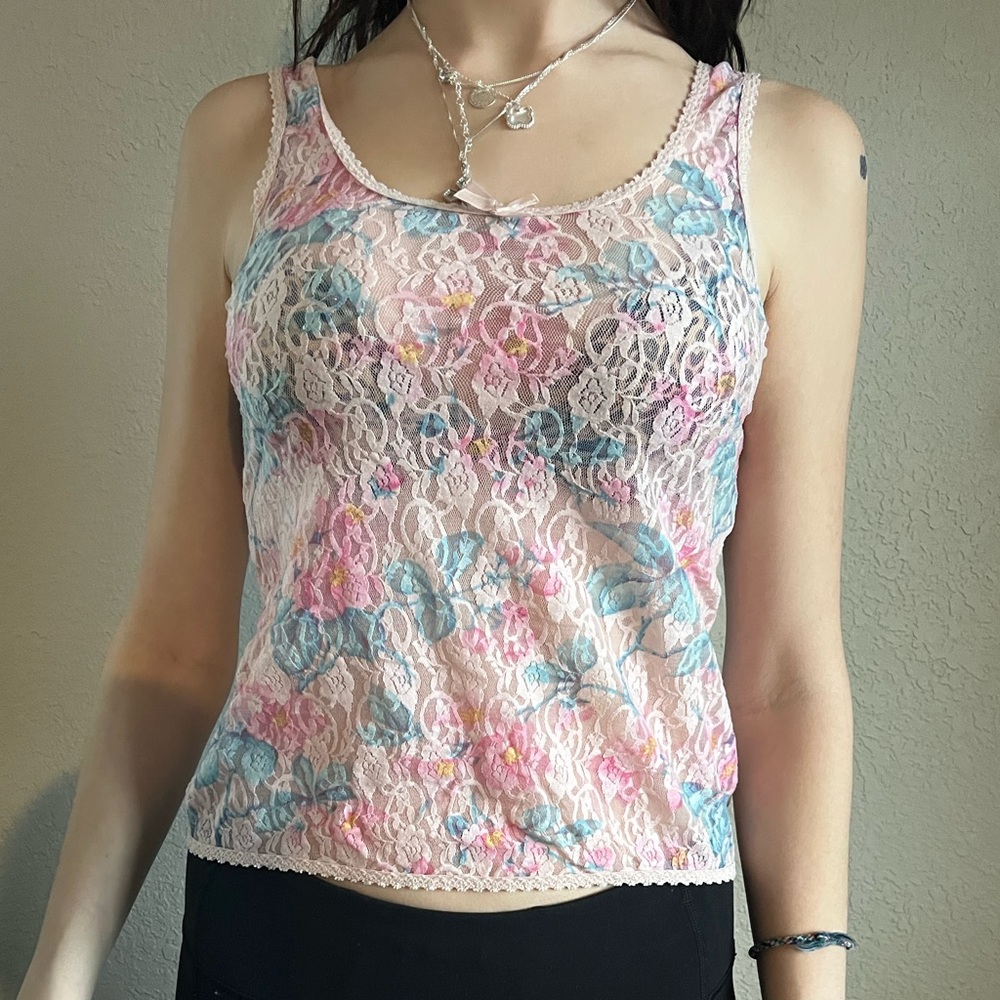 Flirty & Sexy Laced Tank Top